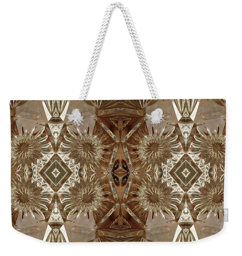 Decor Weekender Tote Bag featuring the digital art Patch Graphic #34 by Scott S Baker