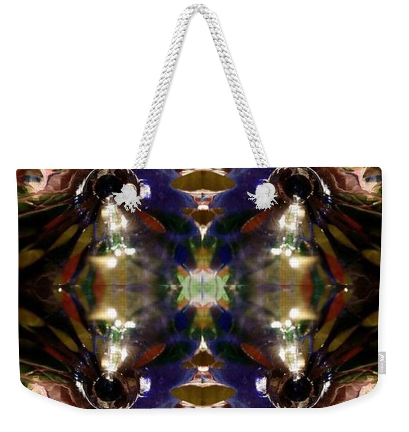  Weekender Tote Bag featuring the digital art Patch Work Graphic #51 by Scott S Baker
