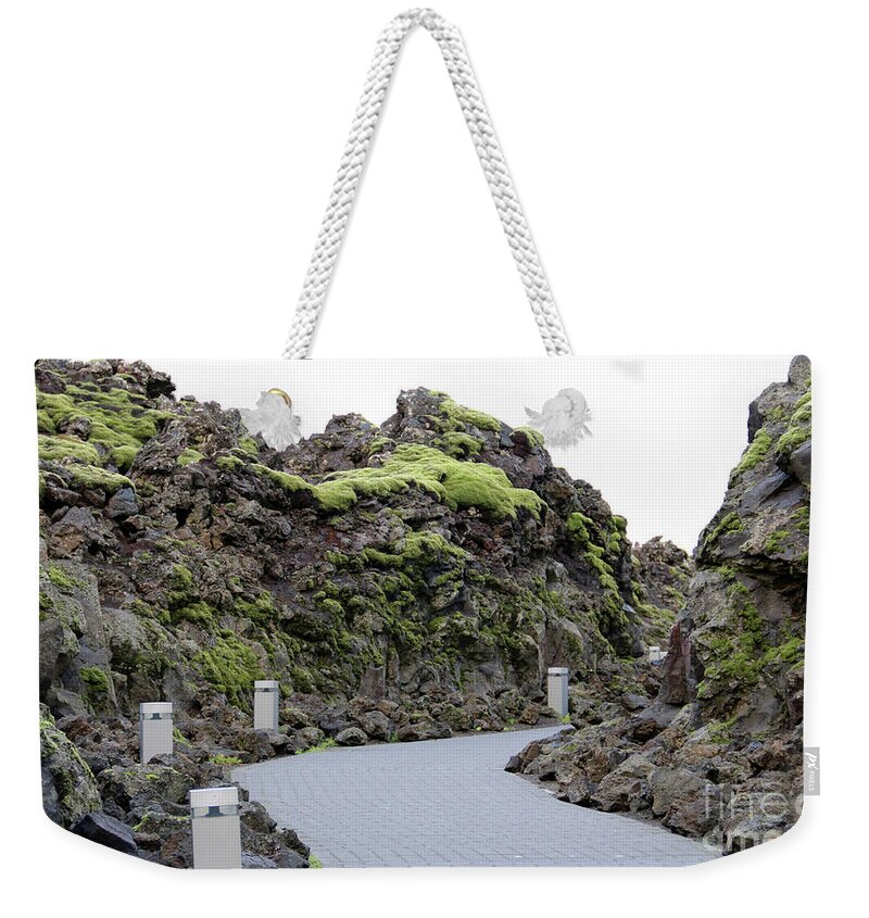 Blue Lagoon Weekender Tote Bag featuring the photograph Path to the Blue Lagoon 6188 by Jack Schultz