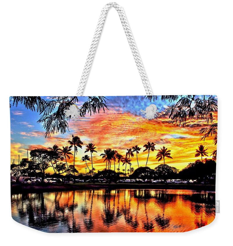 Hawaii Weekender Tote Bag featuring the photograph Path To The Sea by DJ Florek