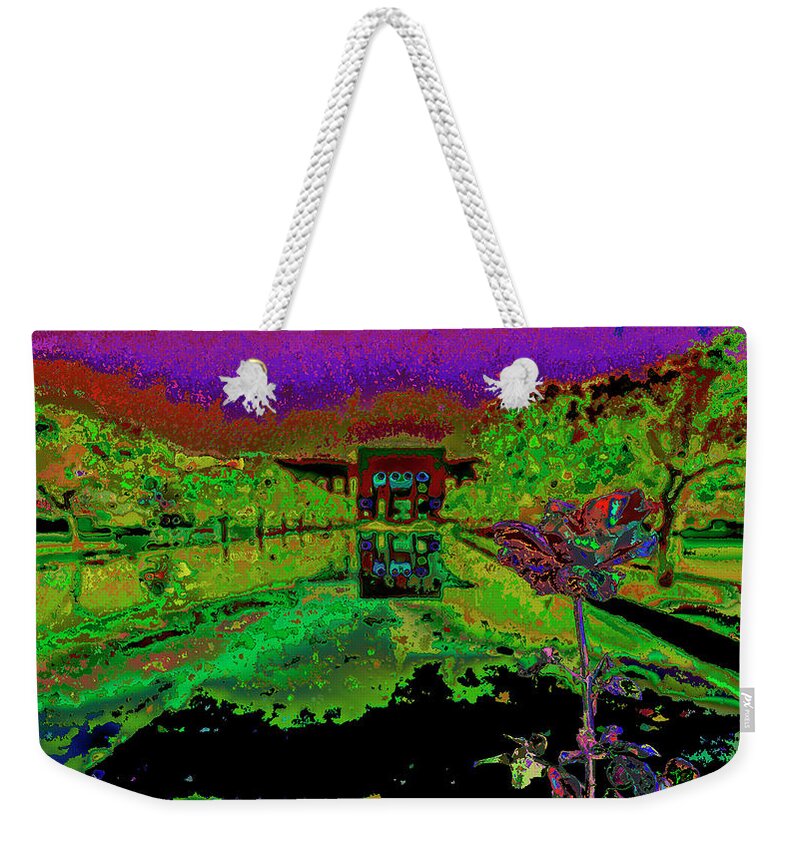 Pcc And The Life Of Her Rose Weekender Tote Bag featuring the photograph P C C and the life of her Rose by Kenneth James