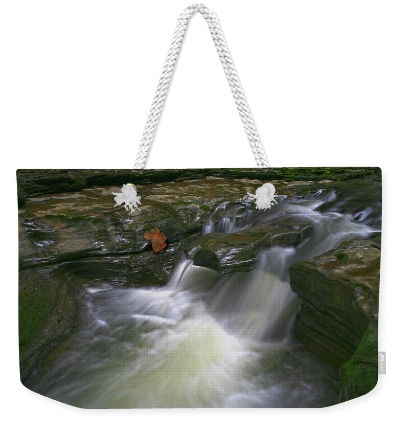 Landscape Weekender Tote Bag featuring the photograph Peace falls by Robert Och