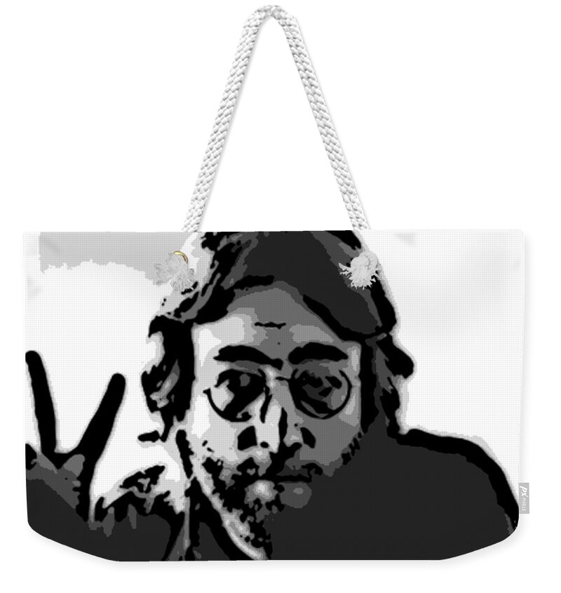 Peace Weekender Tote Bag featuring the photograph Peace Man by George Pedro