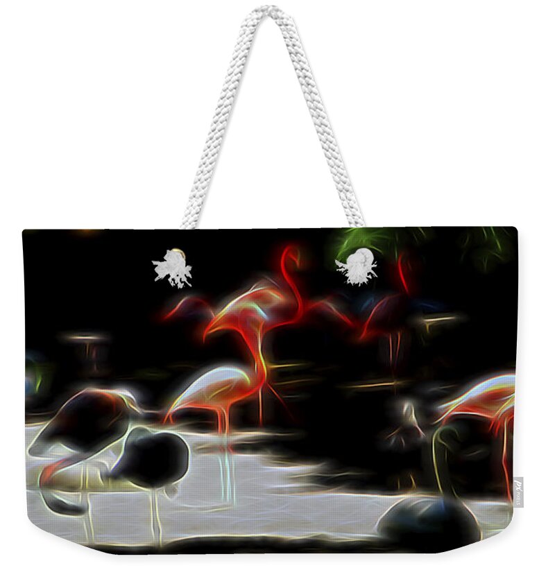 Nature Weekender Tote Bag featuring the digital art Peaceful Coexistence by William Horden