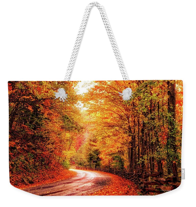 Smoky Mountain Color Weekender Tote Bag featuring the photograph Peak Week by Dennis Baswell