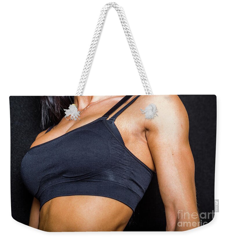 Background Weekender Tote Bag featuring the photograph Pectorals by Benny Marty