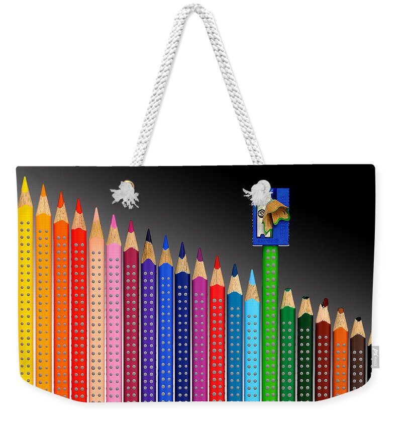 Pencil Weekender Tote Bag featuring the photograph Pencil by Jackie Russo