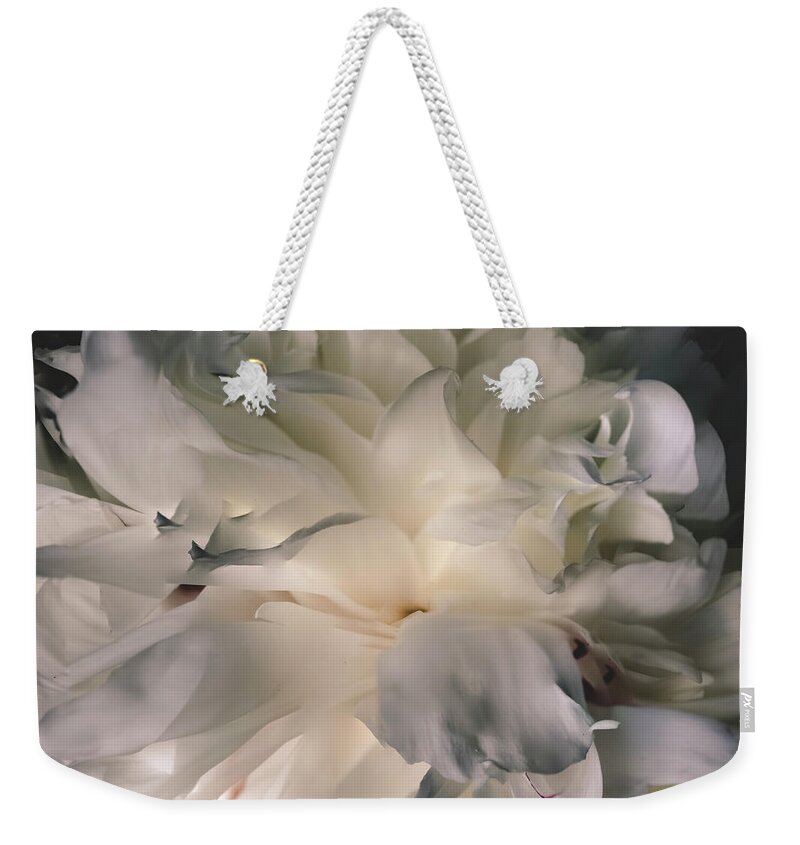 Peony Weekender Tote Bag featuring the photograph Peony by Allin Sorenson