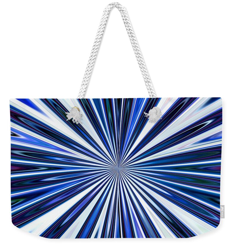 Abstract Weekender Tote Bag featuring the painting Petals 4 by Chris Butler
