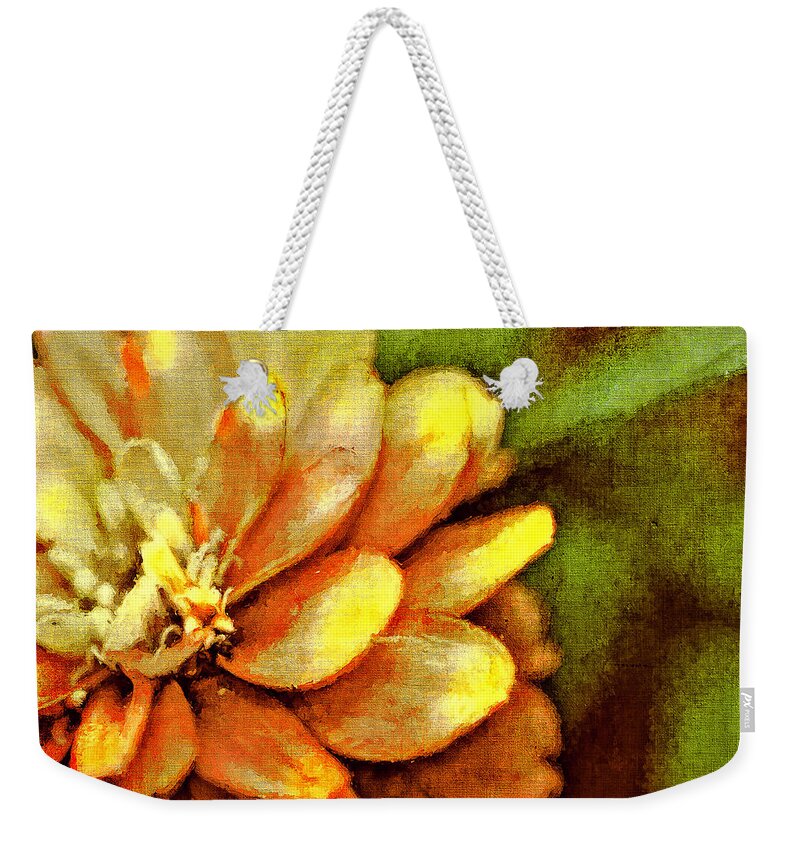 Flower Weekender Tote Bag featuring the photograph Petals by Reynaldo Williams