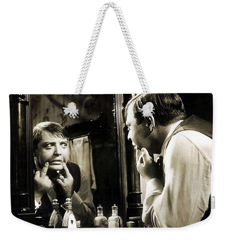 Peter Lorre M Number 4 1931 Weekender Tote Bag featuring the photograph Peter Lorre M number 4 1931 by David Lee Guss