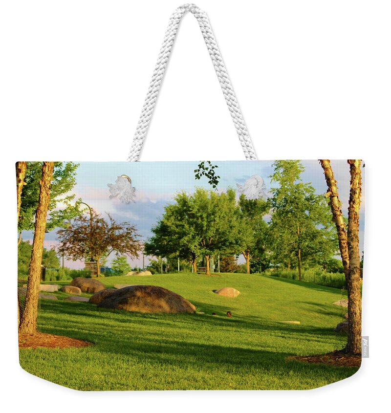 Eau Claire Weekender Tote Bag featuring the photograph Phoenix Park by Rod Whyte
