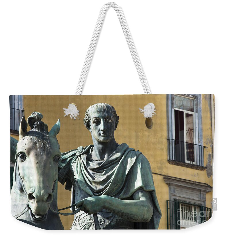 2011 Weekender Tote Bag featuring the photograph Piazza del Plebiscito by Andrew Michael