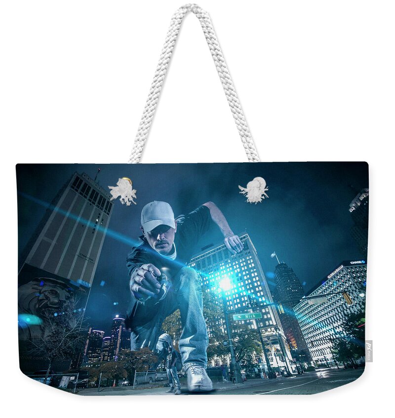 Dj Just Nick Weekender Tote Bag featuring the photograph Pics by Nick by Nicholas Grunas