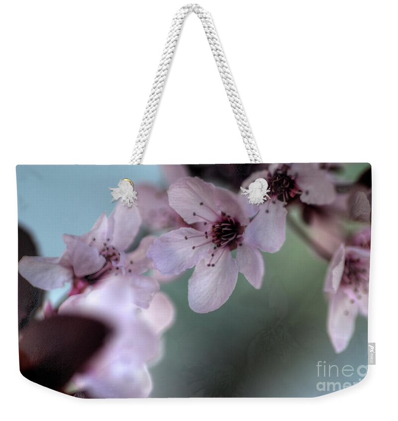 Pink Weekender Tote Bag featuring the photograph Pink Blossoms by Jim And Emily Bush