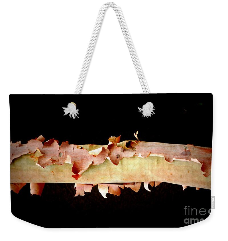 Australia Weekender Tote Bag featuring the photograph Pink Tree Bark by Lexa Harpell