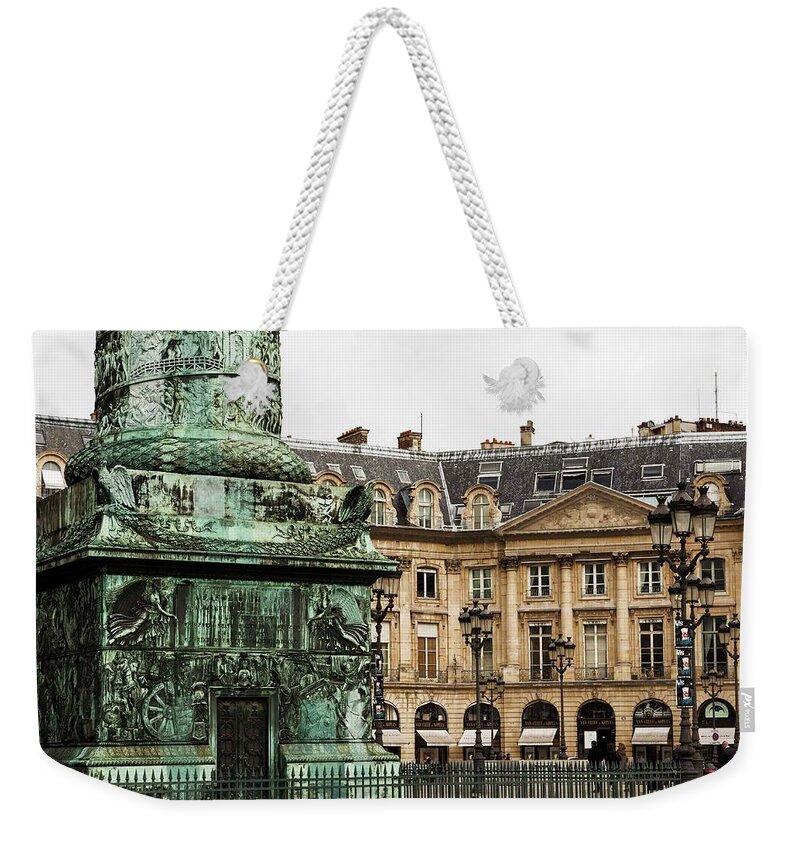 Vendome Weekender Tote Bag featuring the photograph Place Vendome - 2 by Hany J