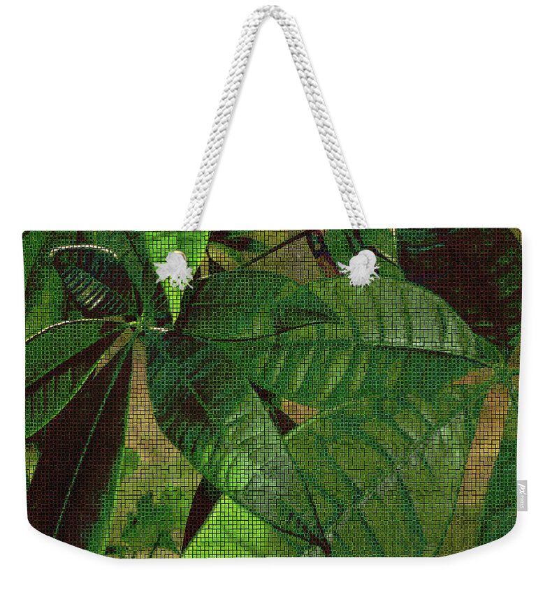 Plant Design Weekender Tote Bag featuring the photograph Plant Design #094 by Barbara Tristan
