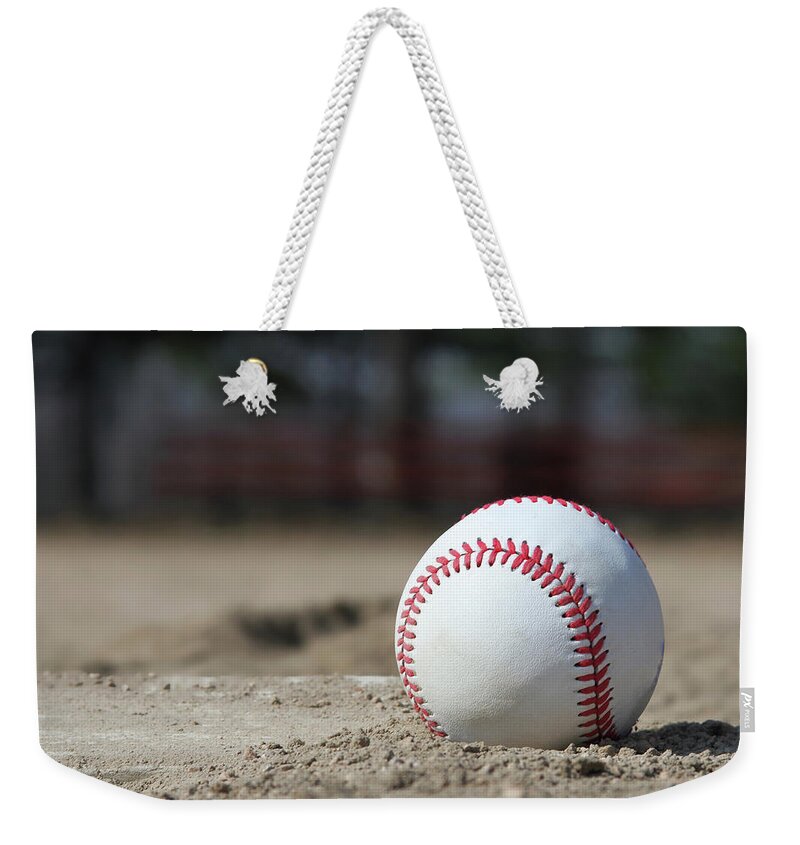 Baseball Weekender Tote Bag featuring the photograph Play Ball by Jackson Pearson