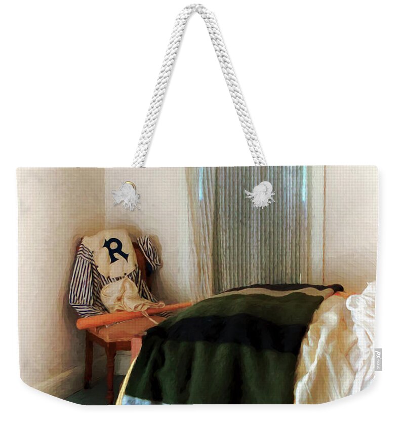 Boys Weekender Tote Bag featuring the photograph Play Ball by Susan Rissi Tregoning