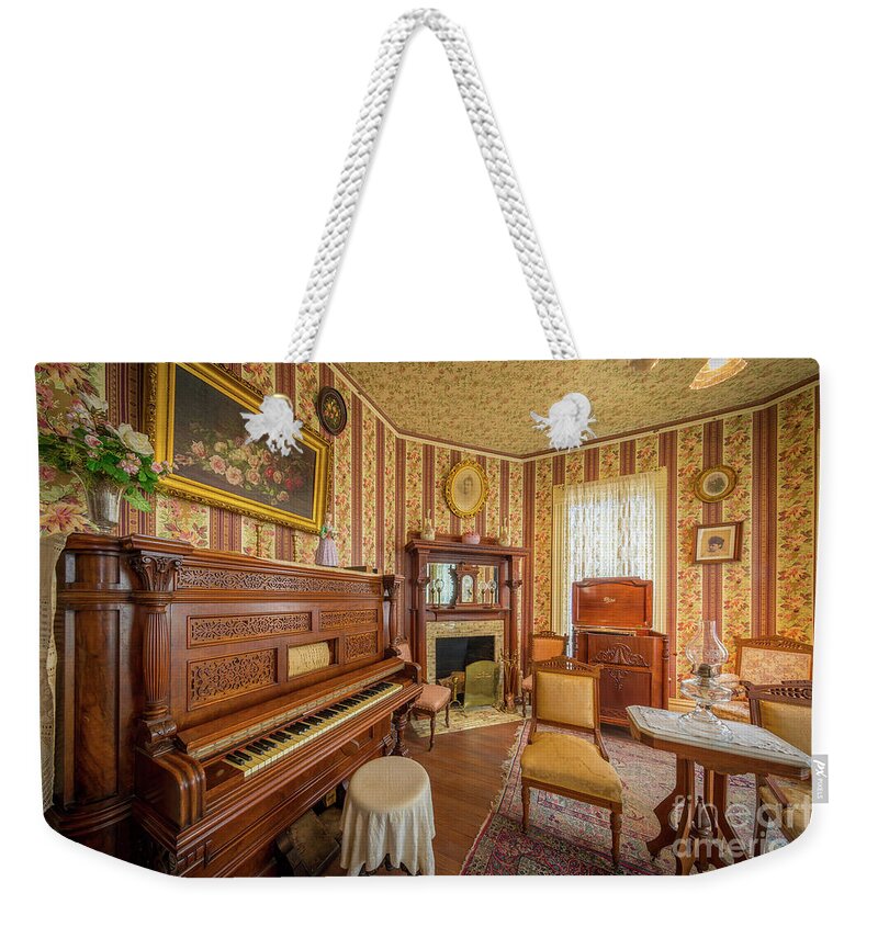 America Weekender Tote Bag featuring the photograph Player Piano by Inge Johnsson