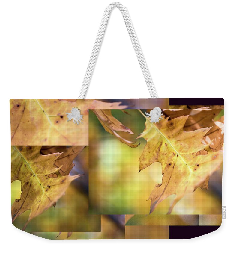 Leaves Weekender Tote Bag featuring the photograph Pleasures of Autumn - by Julie Weber