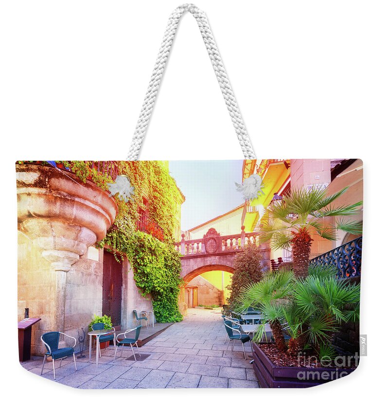 Barcelona Weekender Tote Bag featuring the photograph Poble Espanyol, Barcelona by Anastasy Yarmolovich