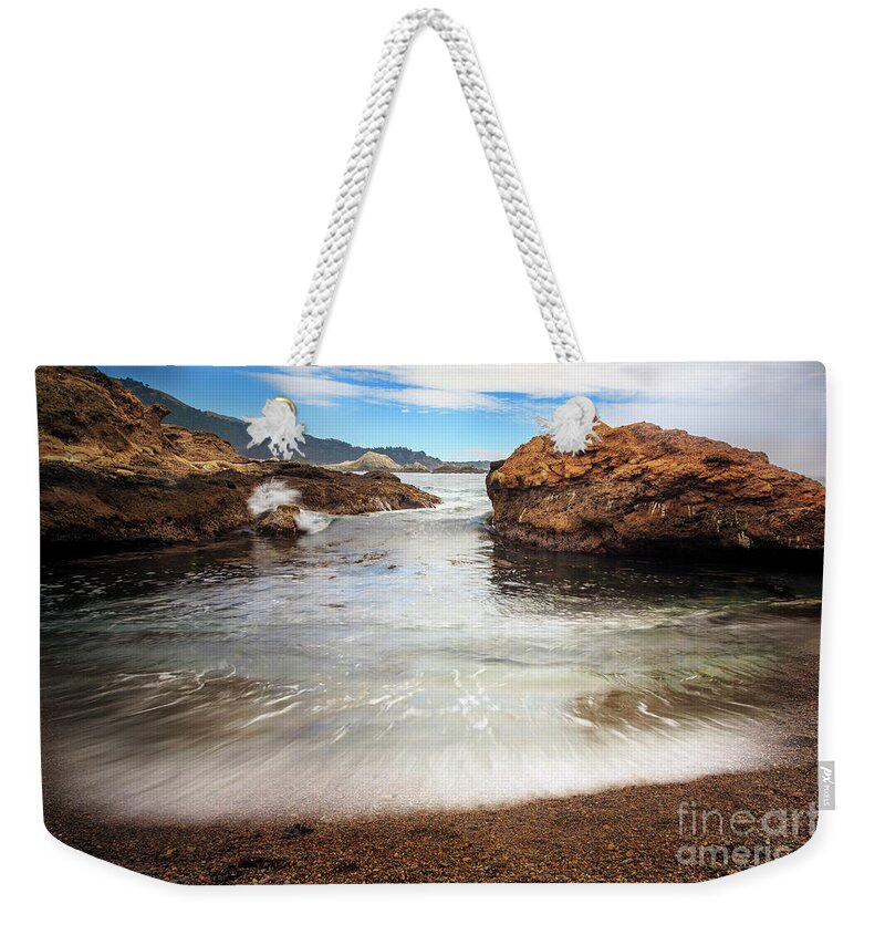 California Weekender Tote Bag featuring the photograph Point Lobos - Weston Beach by Craig J Satterlee
