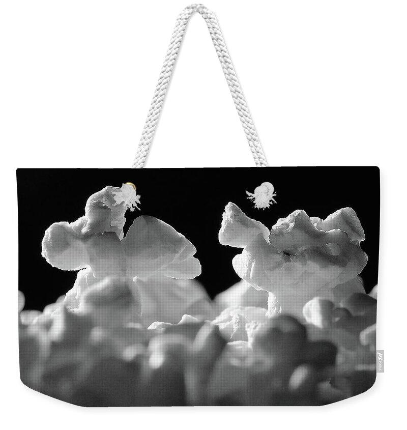 Popcorn Weekender Tote Bag featuring the photograph Popcorn Paso Doble by Ted Keller