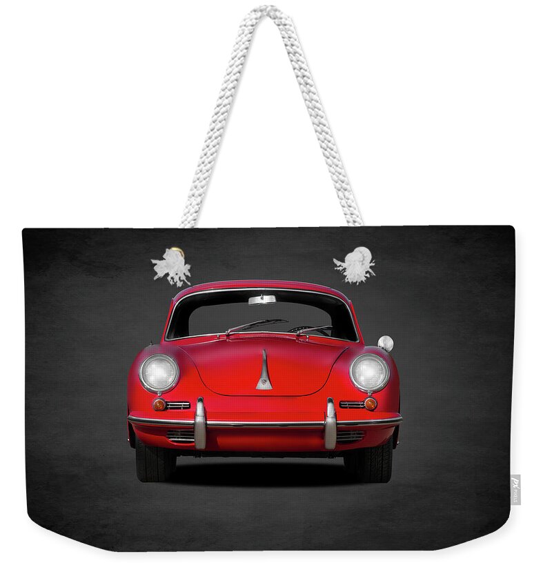 Porsche Weekender Tote Bag featuring the photograph The Classic 356 by Mark Rogan
