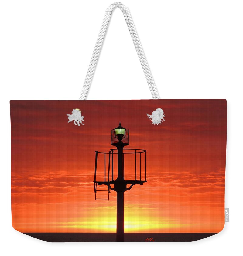 Lighthouse Weekender Tote Bag featuring the photograph Port Hughes Lookout by Linda Hollis