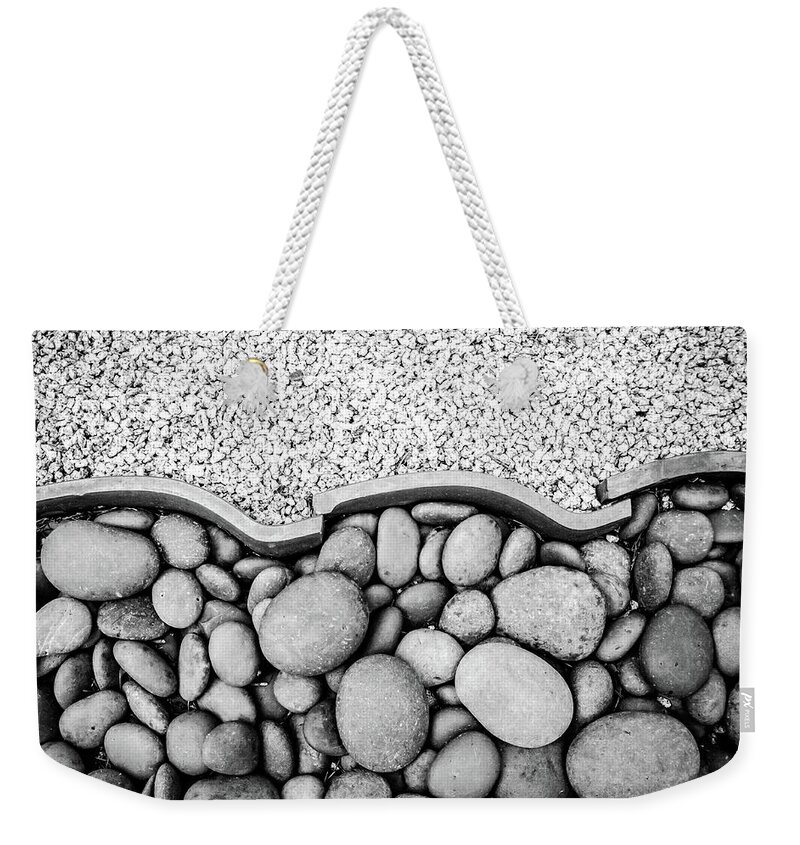 Beautiful Weekender Tote Bag featuring the photograph Portland Japanese Garden Zen Garden Close-Up by Anthony Doudt
