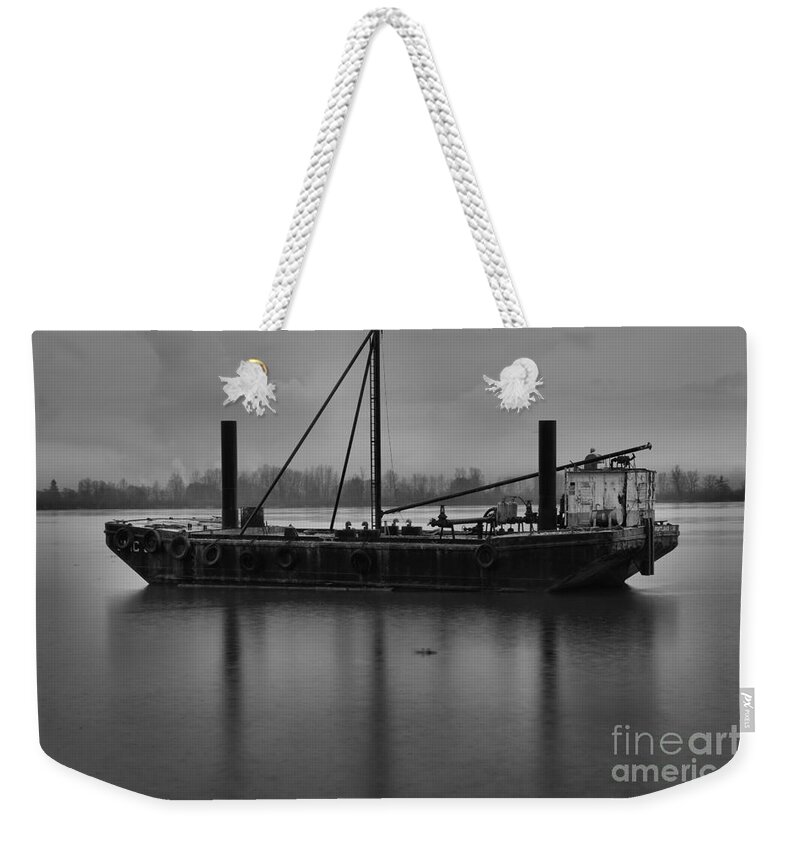 Tug Boat Weekender Tote Bag featuring the photograph Portland Oregon Tug Boat by Adam Jewell