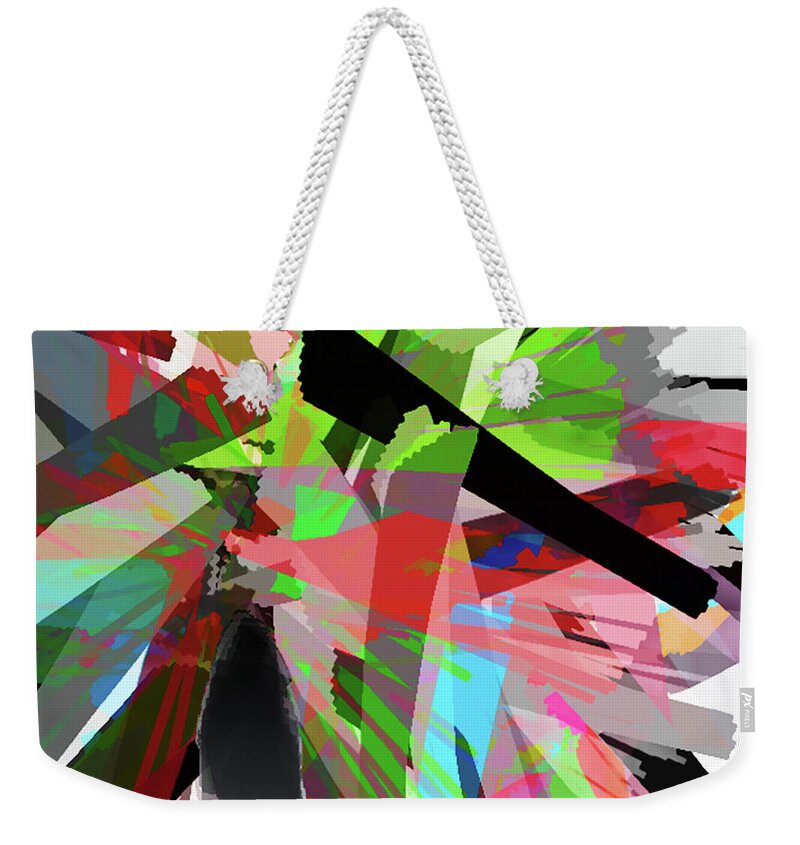 Trees Weekender Tote Bag featuring the digital art Portrait of a Tree by Asok Mukhopadhyay