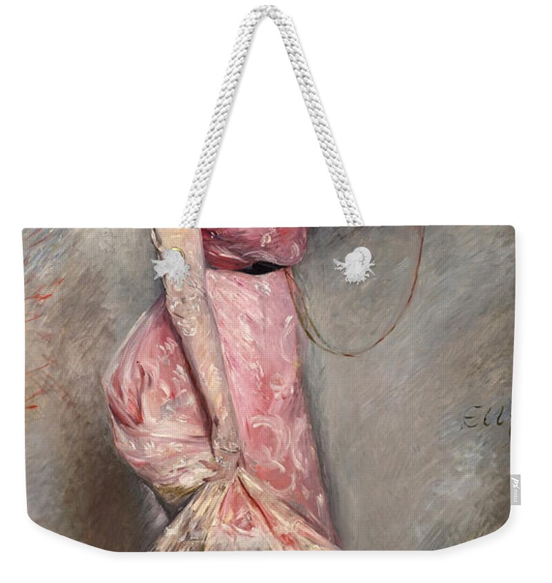 Lovis Corinth Weekender Tote Bag featuring the painting Portrait of Elly by Lovis Corinth