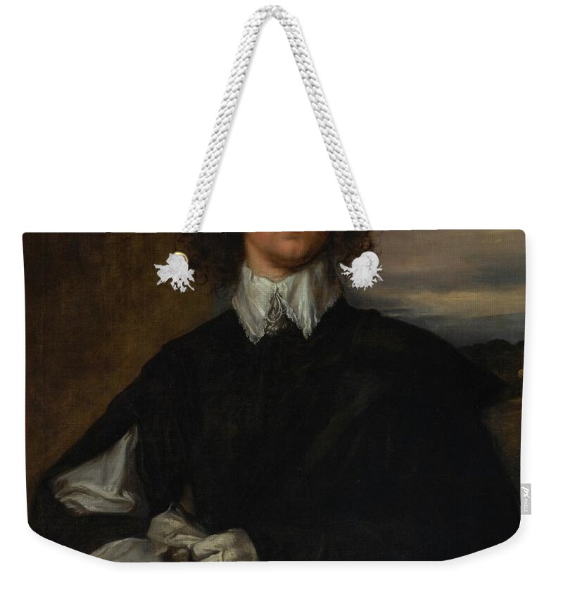 Attributed To Thomas Gainsborough Weekender Tote Bag featuring the painting Portrait Of Thomas Hanmer by MotionAge Designs