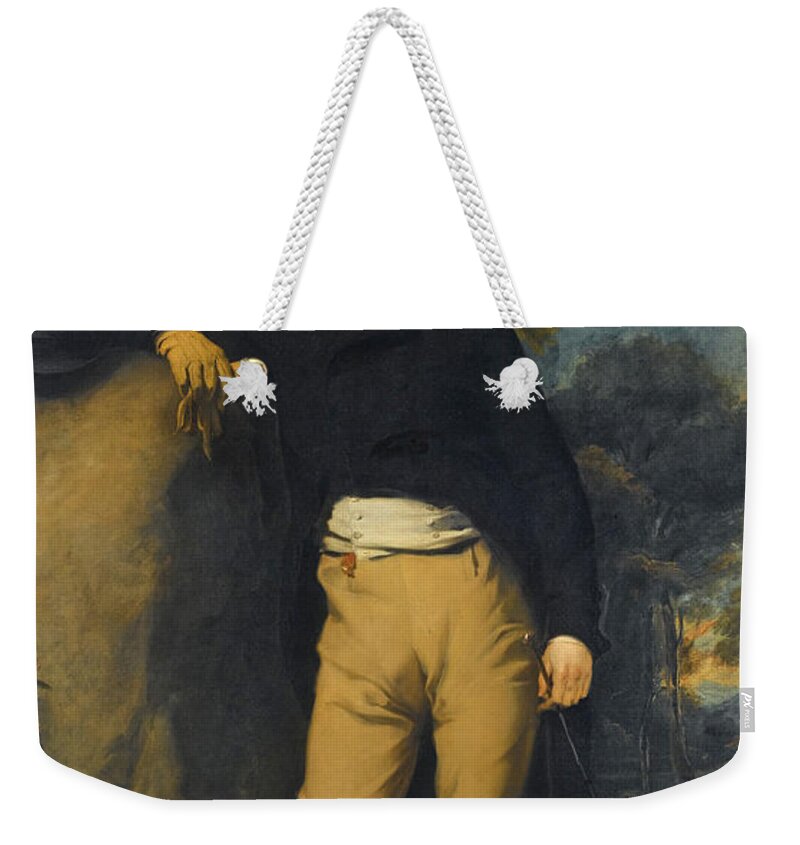 Thomas Lawrence Weekender Tote Bag featuring the painting Portrait of Thomas Lister 1st Baron Ribblesdale by Thomas Lawrence