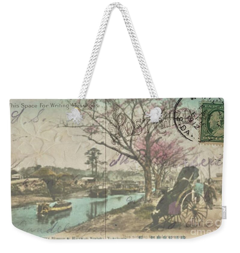 Postcards Weekender Tote Bag featuring the photograph Early Yokohama Japan by Janette Boyd