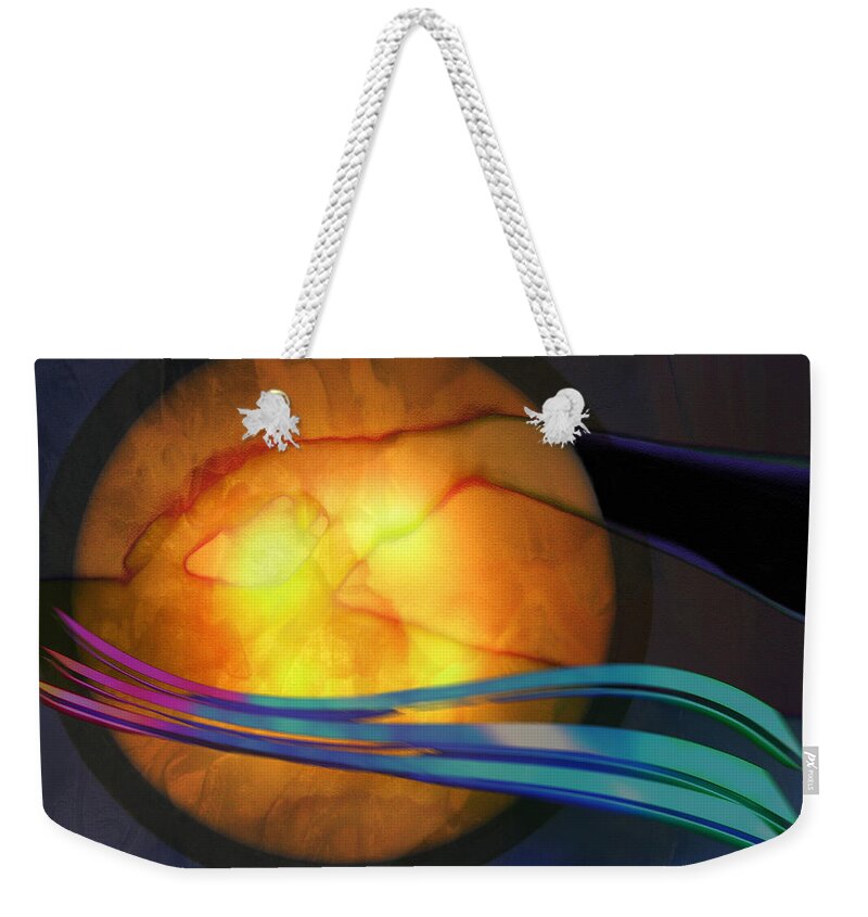 Reiki Weekender Tote Bag featuring the photograph Power of Touch by Ed Hall