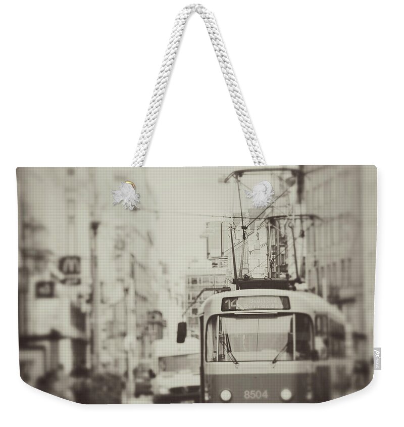 Prague Photos Weekender Tote Bag featuring the photograph Back to yesteryears #1 by Ivy Ho