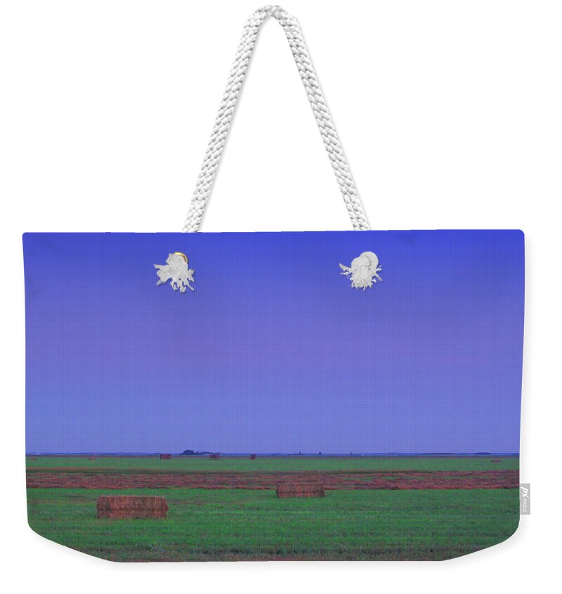 Dawn Weekender Tote Bag featuring the photograph Prairie Hues by Keith Armstrong
