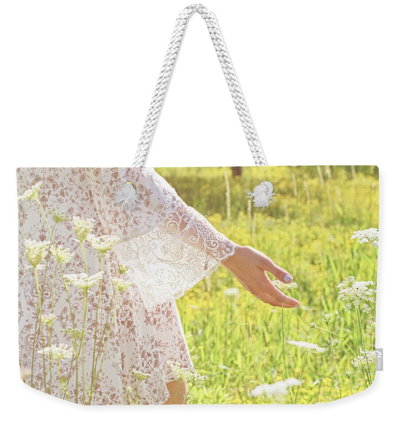 Nina Stavlund Weekender Tote Bag featuring the photograph Present Moment.. by Nina Stavlund