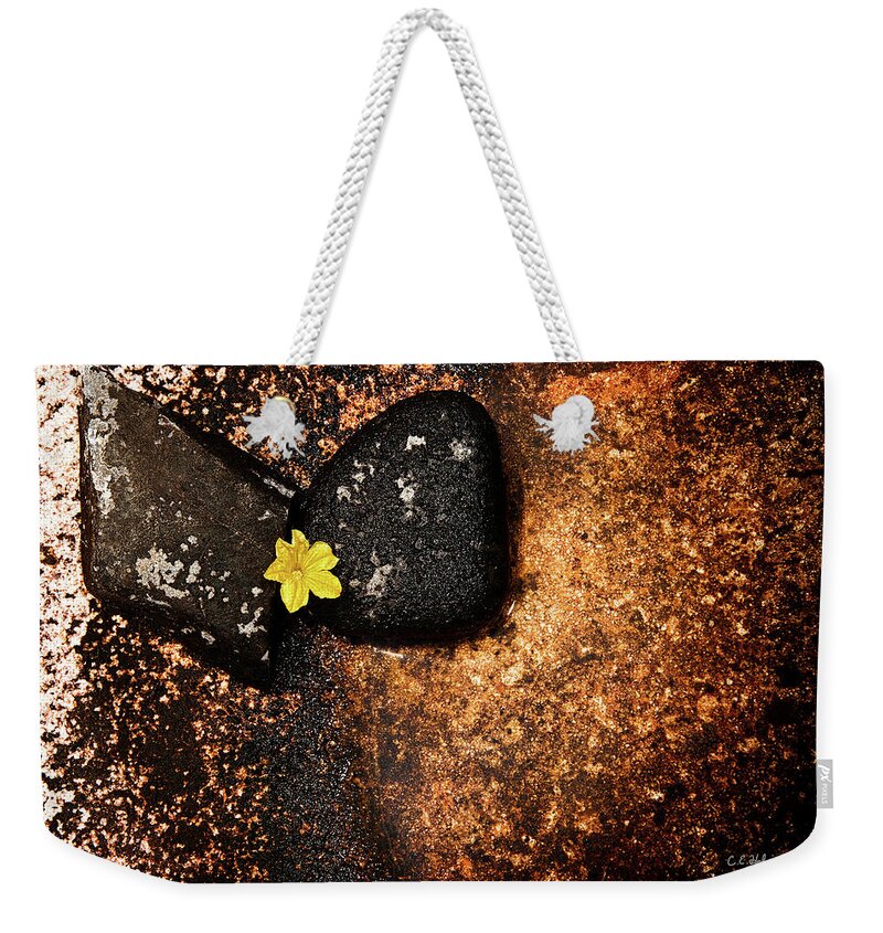 Rocks Weekender Tote Bag featuring the photograph Pressured by Christopher Holmes