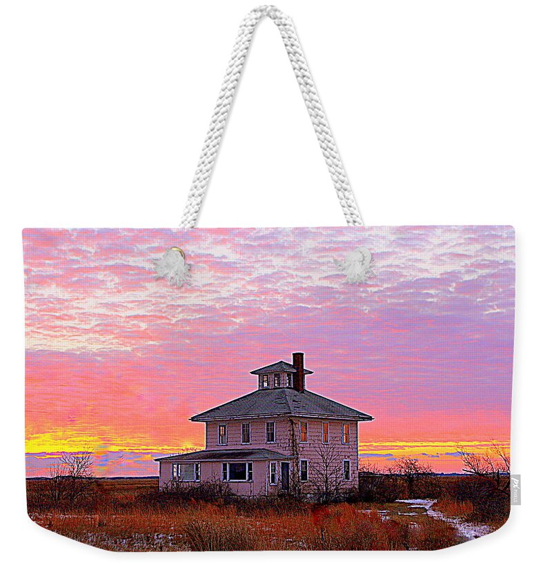 Pretty In Pink Weekender Tote Bag featuring the photograph Pretty in Pink 2 by Suzanne DeGeorge