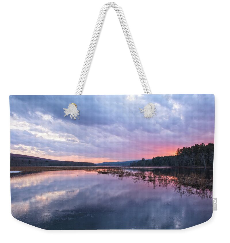 Wetlands Weekender Tote Bag featuring the photograph Pretty In Pink by Angelo Marcialis