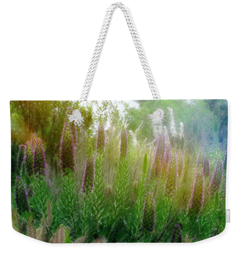 Pride Of Madeira Weekender Tote Bag featuring the photograph Pride of Madeira by Alison Frank