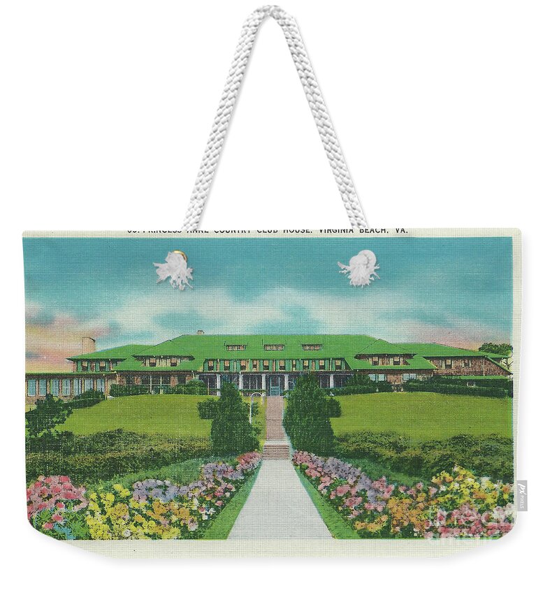 Photoshop Weekender Tote Bag featuring the digital art Princess Anne Country Club Virginia Club by Melissa Messick