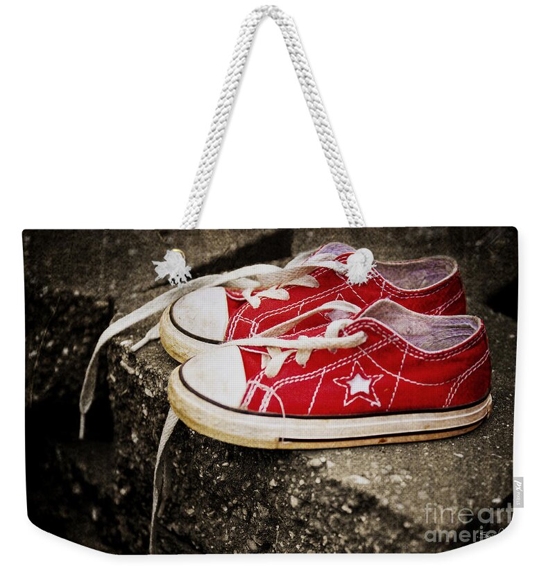 Tennis Shoes Weekender Tote Bag featuring the photograph Princess Shoes by Scott Pellegrin