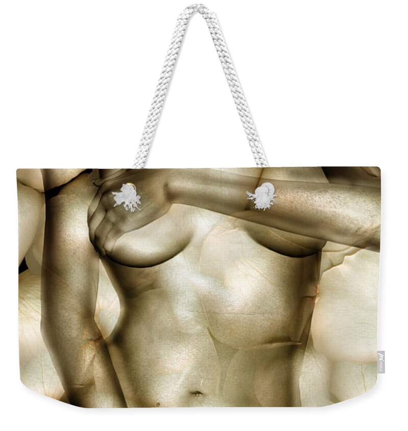Woman Weekender Tote Bag featuring the photograph Protected by Jacky Gerritsen