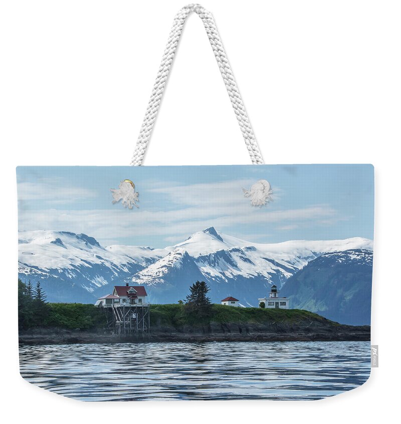 Alaska Weekender Tote Bag featuring the photograph Pt. Retreat by David Kirby